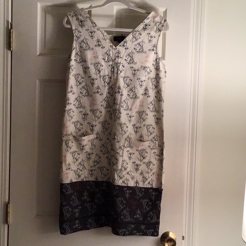 NEXT linen/viscose sheath dress